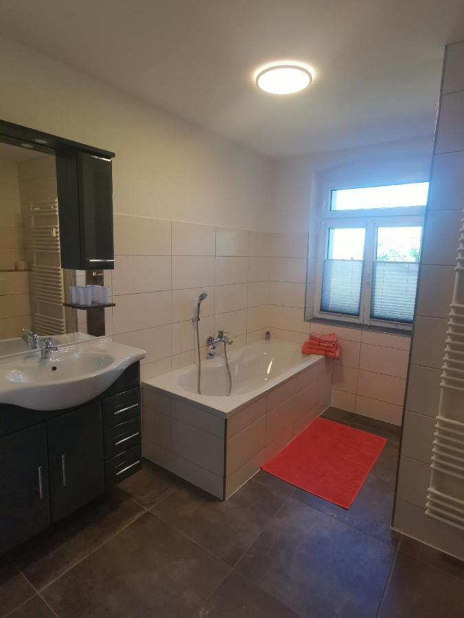 Ferienwohnung Wanderglueck Rathmannsdorf Exteriör bild