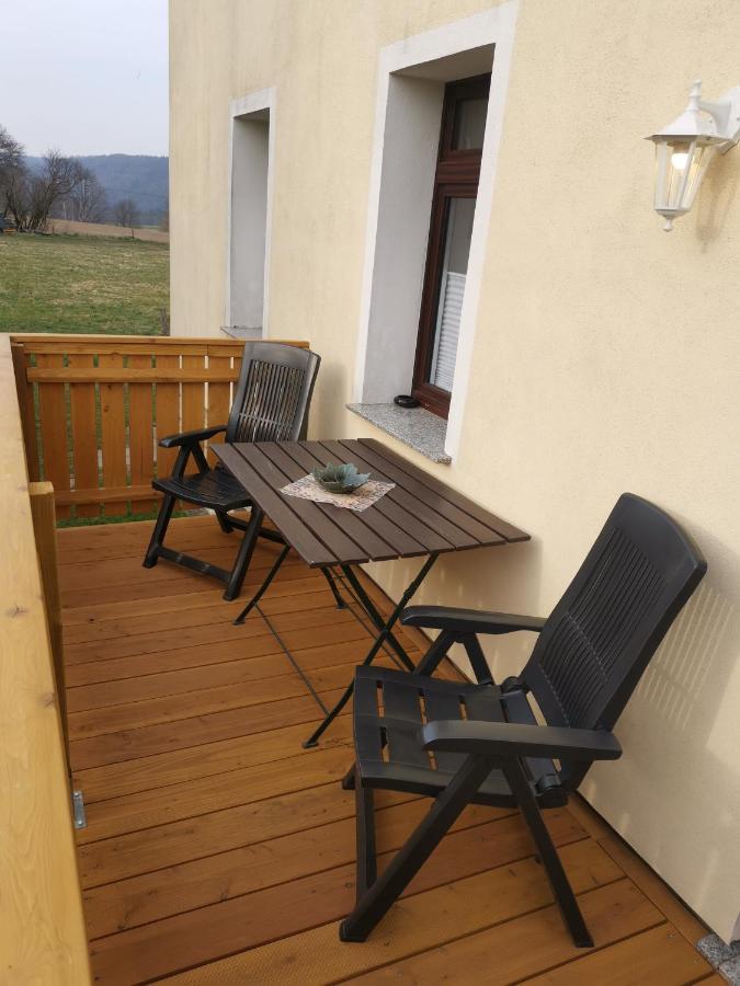 Ferienwohnung Wanderglueck Rathmannsdorf Exteriör bild